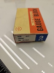 Mitutoyo Rectangular Steel Individual Gage Blocks, Qty 7