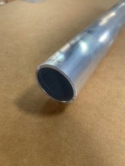 2.25″ OD 6061 Aluminum Round Tube x 2″ ID x 6″ Long, 1/8″ Wall Tubing