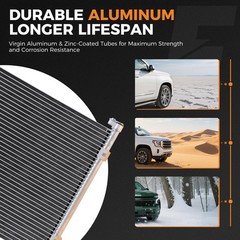 A/C Condenser for EL 1997-2000 Civic 1996-2000 1.6L GNC with Receiver Drier