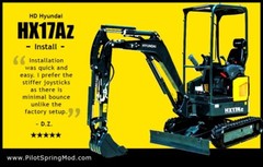 Mini Excavator & Mini Skidsteer Joystick Spring Mod – Jerky Pilot Controls?
