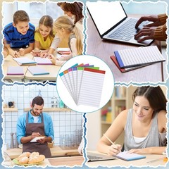 Colarr 24 Pack Legal Pads 3 x 5 Inches Lined Notepads 50 Sheets Wide Ruled Wr…