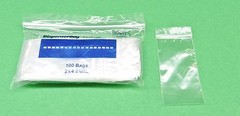 1000 Reloc Zippit Bags 2″ x 4″ Clear 2mil Reclosable Poly Baggies 1,000 Pcs 2×4