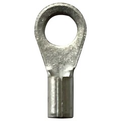 (100) Non-Insulated 16-14 Gauge #10 Ring Terminal Uninsulated Wire Connector USA