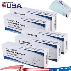 3.5″x10″ Self-Sealing Sterilization Pouches for Autoclave (Choose Quantity)