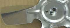 A95131 Metal Fan Blade 9″ Diameter 5 Blades 5/16″ Bore Hub CW 30 Degree Prop
