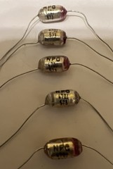 470 pF POLYSTYRENE FILM CAPACITOR 160 VOLTS 5% Tolerance New Lot of 5 by NPC