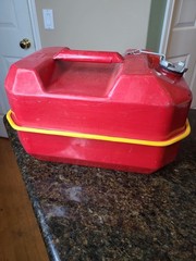 Vintage 1988 Blitz 2.5 Gallon Spare Fuel Tank Gas Can GUC