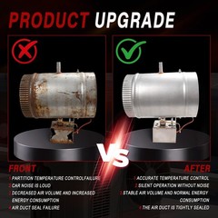 6”Electric Zone Control Damper For HVAC/NSPRD NSPRD024-6NC – 24V AC fresh air