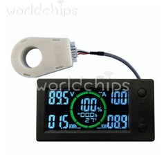 DC0-300V 50A/100A/200A/400A Bluetooth Voltage Current Power Energy Coulomb Meter