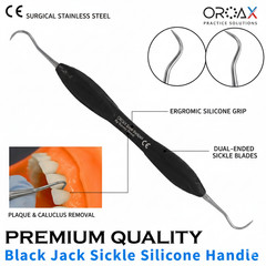 10x Black Jack Dental Scaler Set – Clinical Hygiene Tools for Students & Clinics