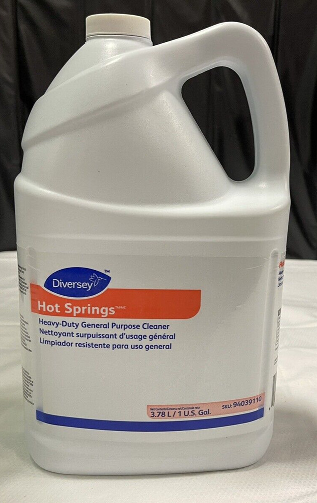 (1) Diversey Hot Springs Heavy Duty All Purpose Cleaner/ 1 Gal #94039110