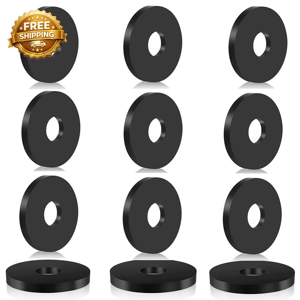 Heavy Duty Rubber Washers (25 Pcs) – Abrasion Resistant 1 OD X 1/4 ID X 1/8 Inch