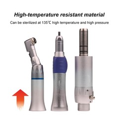 VVDental High/Low Speed Handpiece Kit E-generator LED Turbine 2/4Holes