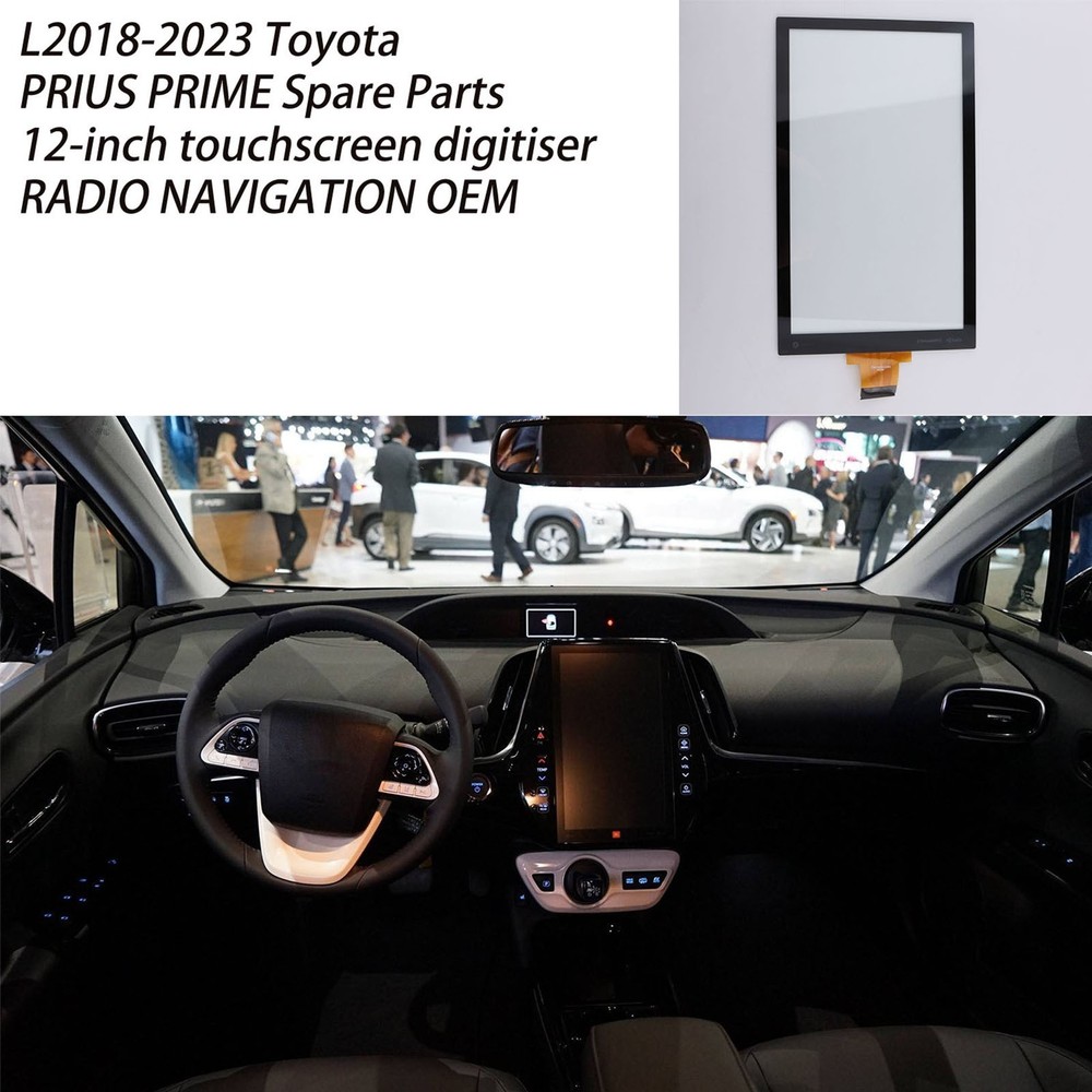 TOYOTA PRIUS PRIME REPLACEMENT 12″ TOUCH-SCREEN digitizer RADIO NAVIGATION OEM