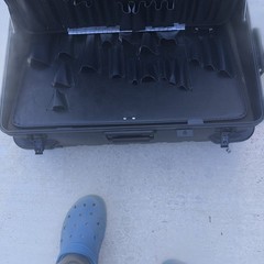97-8735D – PLATT LUGGAGE – SUPER-SIZE TOOL CASE WITH WHEELS AND TELESCOPING HA