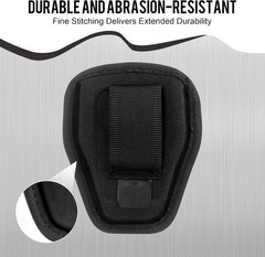 Open Top Handcuff Holder, Handcuff Case, Secure Belt Attachment, Fits Standard