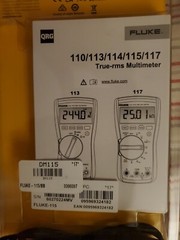 Fluke 115 Compact True-RMS Field Technicians Digital Multimeter