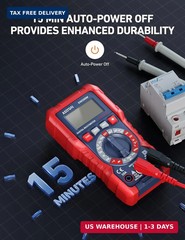 AstroAI Digital Multimeter Voltage Tester, TRMS 2000 Counts Volt Meter; Fast and