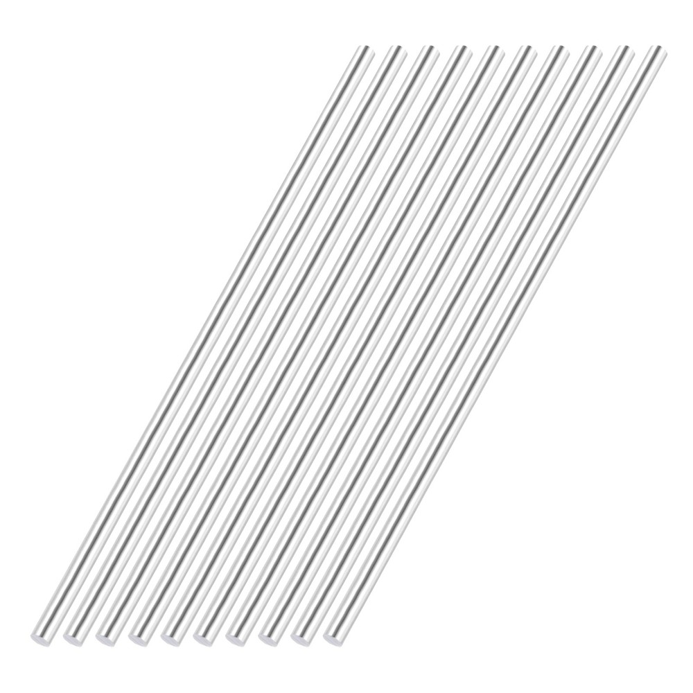 Aluminum Round Rod 1/4 Inch Diameter 6061 Solid Metal Bar 10 Inch Length 10Pcs