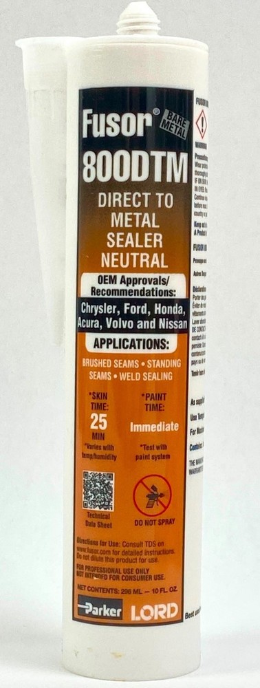 Lord Fusor 800DTM Direct to Metal Sealer Neutral Adhesive 10 oz