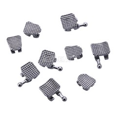 AZDENT Dental Orthodontic C3 MIM Bracket Braces Mini Roth MBT .022 Hooks 345