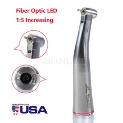 Dental 1:5 Increasing Handpiece Contra Angle LED For KAVO NSK Electric Motor USA