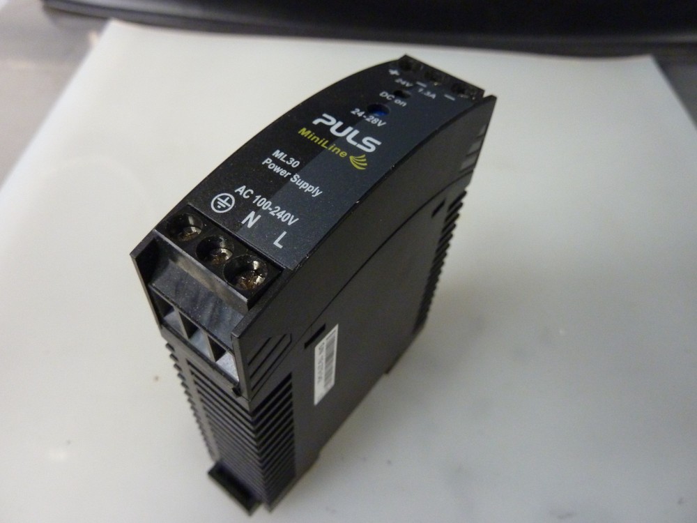 PULS MINILINE ML30.241 POWER SUPPLY AC/DC 1PH DIN RAIL 24V 1.3A 30W (31389)