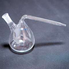 Lab glass retort flask distilling flask 1000 ml, 500 ml borosilicate glass