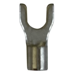 (100) Non-Insulated 12-10 AWG Spade Terminal #10 Fork Uninsulated Wire Connector