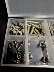 Assorted Small Stainless Steel Screws 120 PiecesHigh Quality