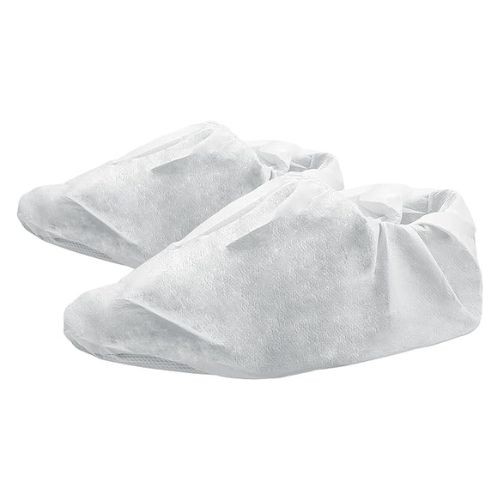SAS Safety 6809 Gen-Nex Shoe Cover, Large, PVC, White