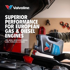 Valvoline European Vehicle Full Synthetic SAE 0W-40 Motor Oil 1 QT 1 QT, Gold
