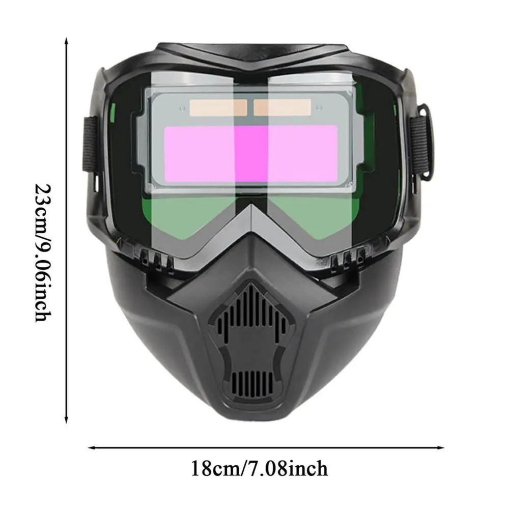 Auto Darkening Welding Glasses Adjustable Band Detachable Welder Mask Impact