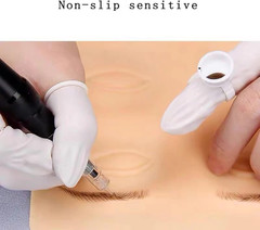 Approx. 420 Pcs Latex Finger Cots, Disposable Medium Finger Gloves, Fingertip Pr