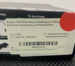 ECTACO Partner 13MT900 Deluxe Multilingual Electronic Dictionary – NEW! FAST!