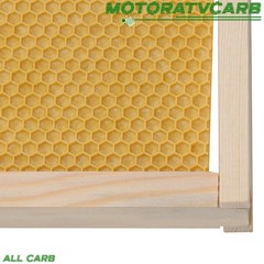 ALL-CARB Bee Hive 10 Frame Bee Box Starter Kit Beeswax Coated Fir Wood & Window