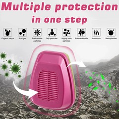 Full Face Respirator with 60926 Filters