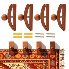 4PCS Quilt Hanger for Wall Display, Blankets, Rugs, Rug Hangers and Tapestrie…