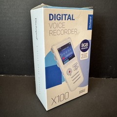 Dictopro Digital Voice Recorder X100 8GB Memory HD Recording New in Box