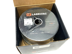 LabelTac LT411HP Pro Model High Perf. 10 Year Vinyl Label CLEAR 4″ x 150’/Roll