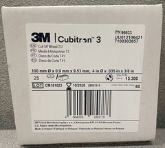 3M Cubitron II Cut Off Wheel 4″ x 0.35″ x 3/8″ 3M 66518 replacement for 3M 01994