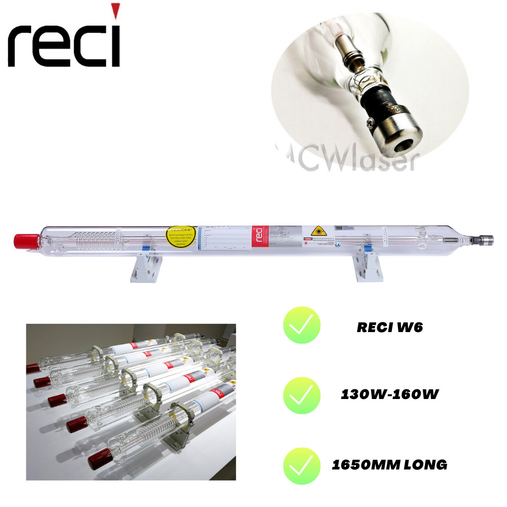 RECI W2 W4 W6 CO2 Laser Tube 90W 100W 130W 160W for Engraving Cutting Machine