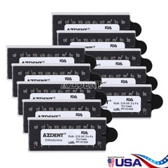 AZDENT Dental Ortho MIM Monoblock Bracket Braces Mini Roth/ MBT 018/ 022 Hook345