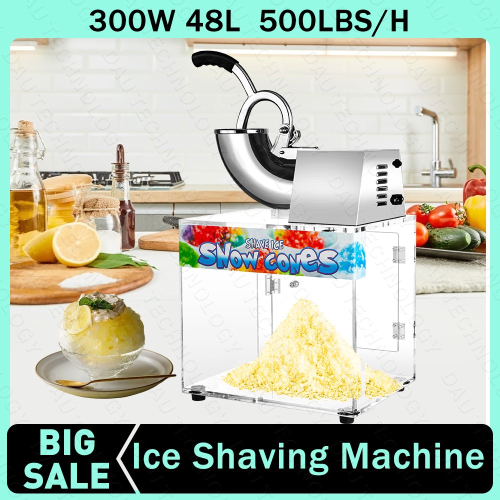 Premium 48L Snow Cone Machine,Shaved Ice Machine Suitable for Parties,Gatherings