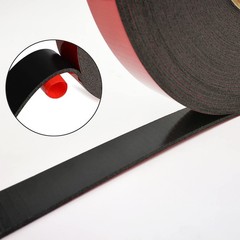 LLPT Double Sided Foam Tape 1 Inches x 50 Ft Durable 1 Inch x 50 Ft, Black