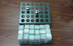 18pcs/set 5C Collet Set 1/16″ to 1-1/8″ by 1/16th, w. 30 hole rack #880-SET18-R