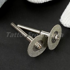 10x 20mm Mini Diamond Tipped Cut Off Disc Wheel for Rotary Tool Stone Cutting