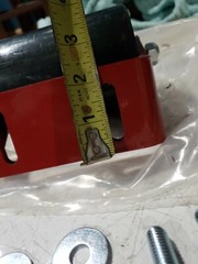 CNH case new holland ROLLER LOAD  Guide wheel bracket 3.5″dia x 5.25″ long   