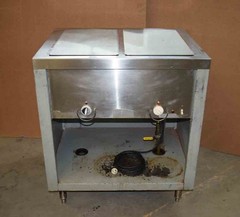 Duke 32″W 2-Well Hot Food Warmer Table Hubert-SS-Covers Thermaduke 20″x12″x6.5″