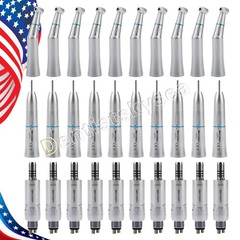 Dental Slow Speed Handpiece Inner Water Contra Angle / Straight /Air Motor 4Hole